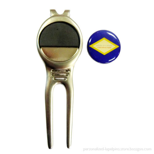 Custom Logo Golf Divot Repair Tools, Golf Divot Tool For Souvenir And Golf Accessories